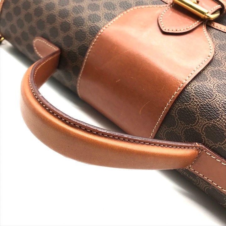 Celine Macadam Triomphe 2-Way Bag Brown — view 6