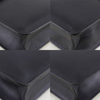 Hermes Danube 38 Briefcase 6 Z Calf Black Gold Hardware V Business Bag — view 4