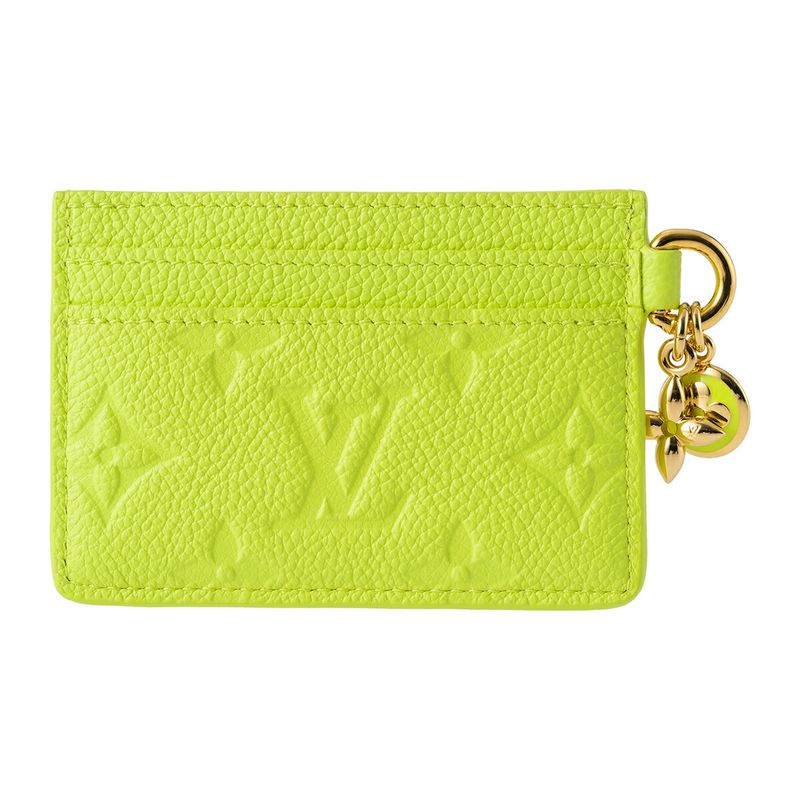 Louis Vuitton Card Case Holder Charm Zesty Lime — view 2