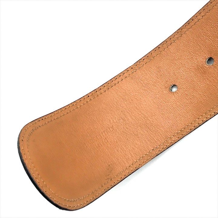 Celine Star Ball Belt 65 Suede Leather Black Gold — view 6