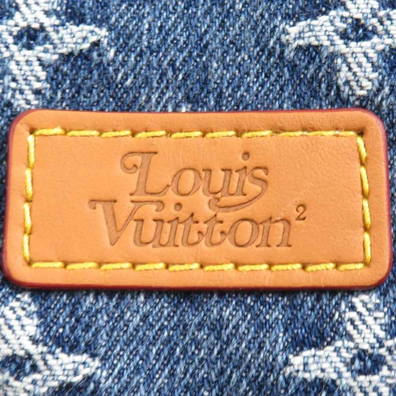 Louis Vuitton Scarf NIGO Collaboration Echarpe Shearling Denim Mp2703 — view 6