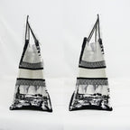 Christian Dior Book Tote Eiffel Tower Monotone Black And White Handbag — view 4