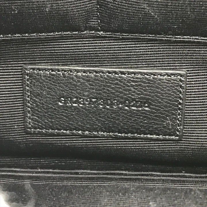 Saint Laurent Star Patchwork Metallic Leather Clutch Pochette Pouch Case — view 9