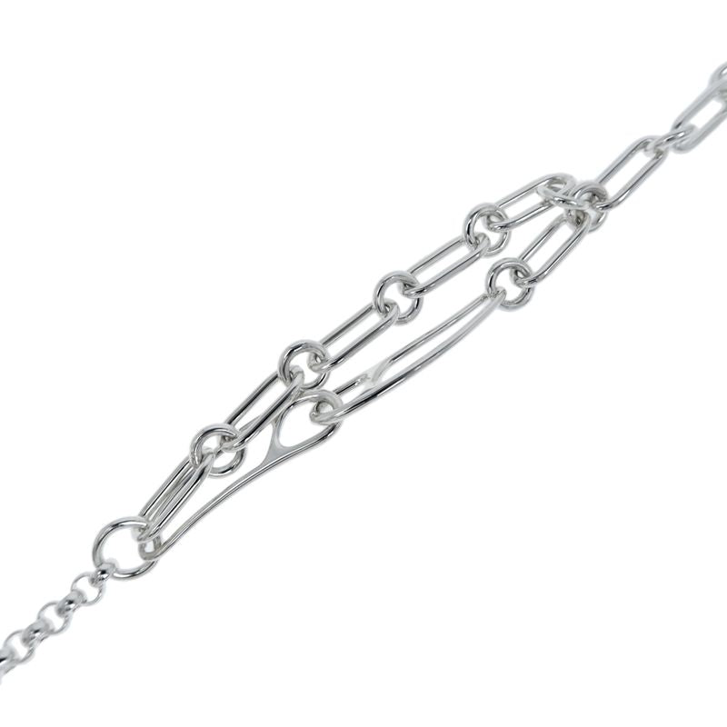 Hermes Chaine Dancre Punk Bracelet ST AG 925 Silver Accessorie — view 5