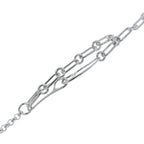 Hermes Chaine Dancre Punk Bracelet ST AG 925 Silver Accessorie — view 5