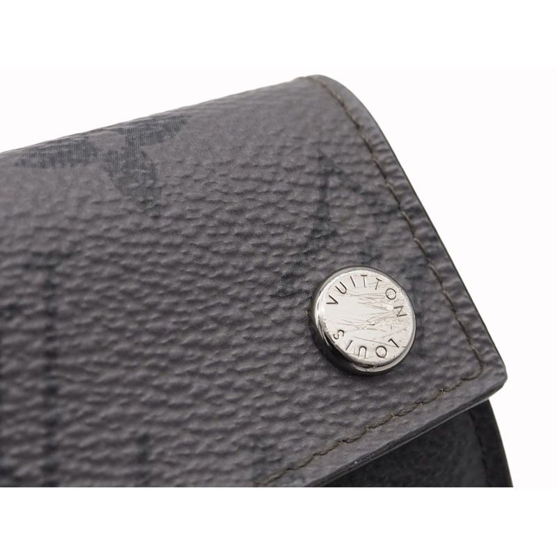 Louis Vuitton Discovery Compact Wallet Trifold Monogram Eclipse Canvas — view 8