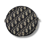 Christian Dior Oblique Baby Ball Mini Shoulder Bag Trotter Pattern Circle Round — view 2