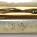 Prada Crystal Embellished Ivory Barrette — view 7