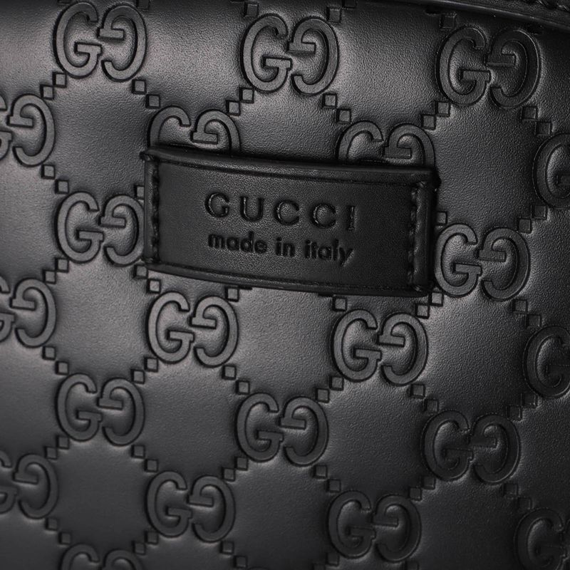 Gucci Backpack Guccissima Black — view 7