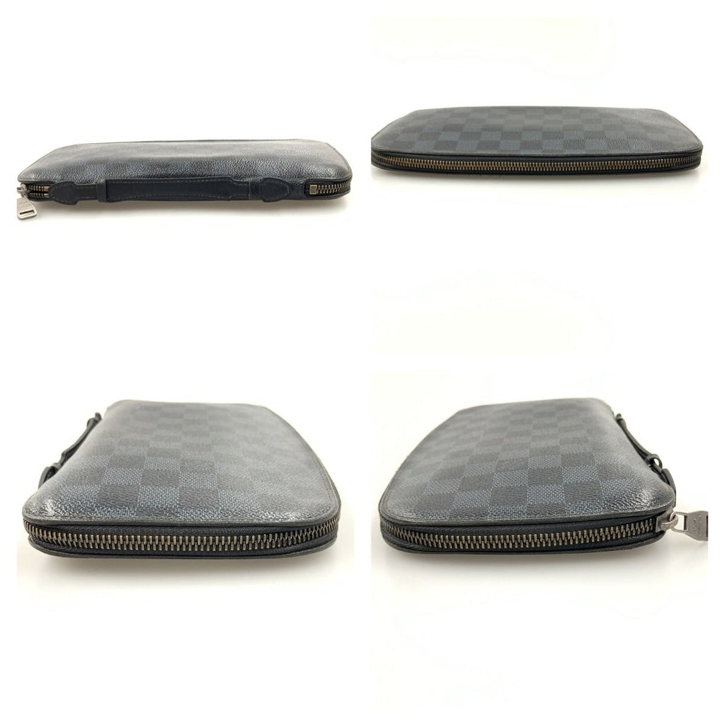 Louis Vuitton Damier Cobalt Atoll Travel Case Multi Black — view 4