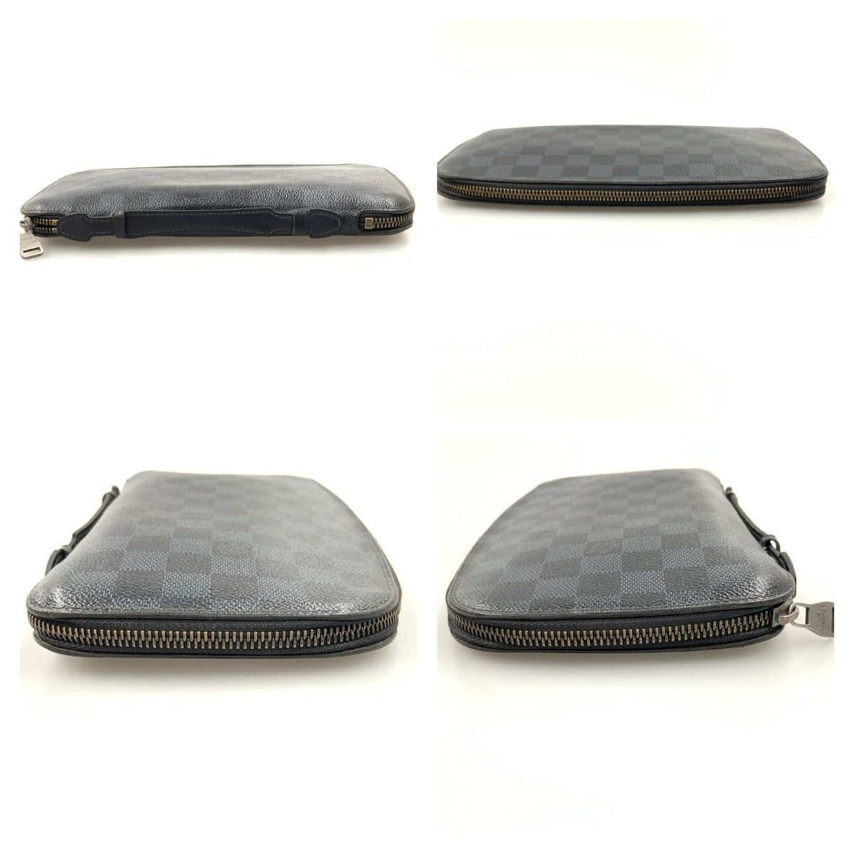 Louis Vuitton Damier Cobalt Atoll Travel Case Multi Black — view 4