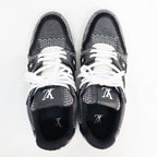 Louis Vuitton Trainers Sneakers 1 Ad6 dz Noir Black Gray — view 3