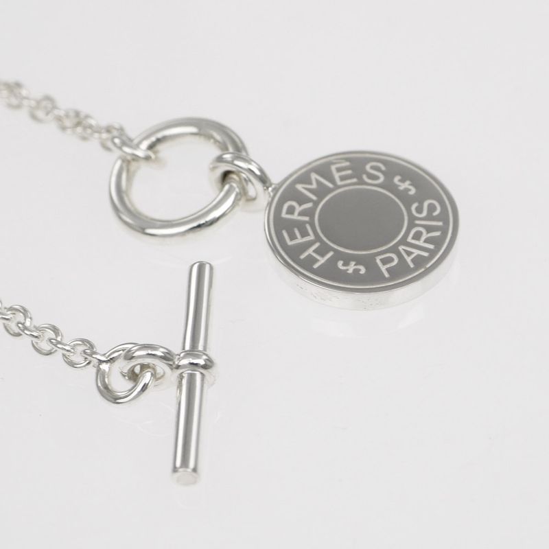 Hermes Necklace Amulet Serie Pendant Silver AG 925 40 cm — view 8
