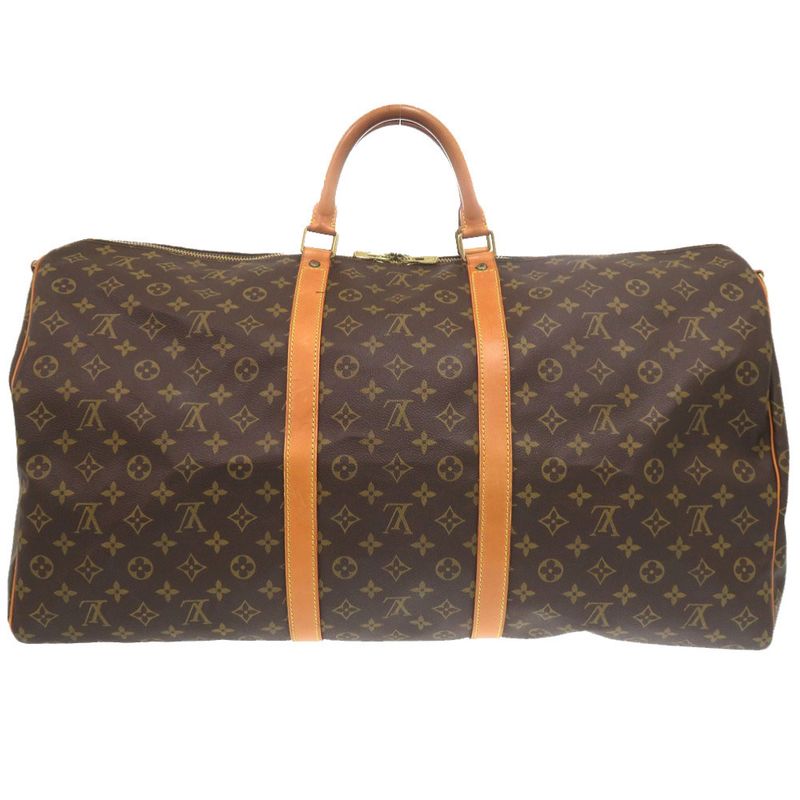 Louis Vuitton Keepall Bandouliere 60 Monogram Boston Bag 0965 — view 2