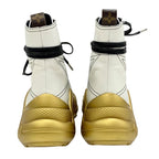 Louis Vuitton Arclight Line Monogram Sneakers High Cut Leather White — view 5
