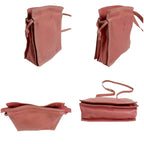 Loewe Mini Shoulder Bag Drawstring Shape Flamenco Pink Nappa Leather Anagram — view 5
