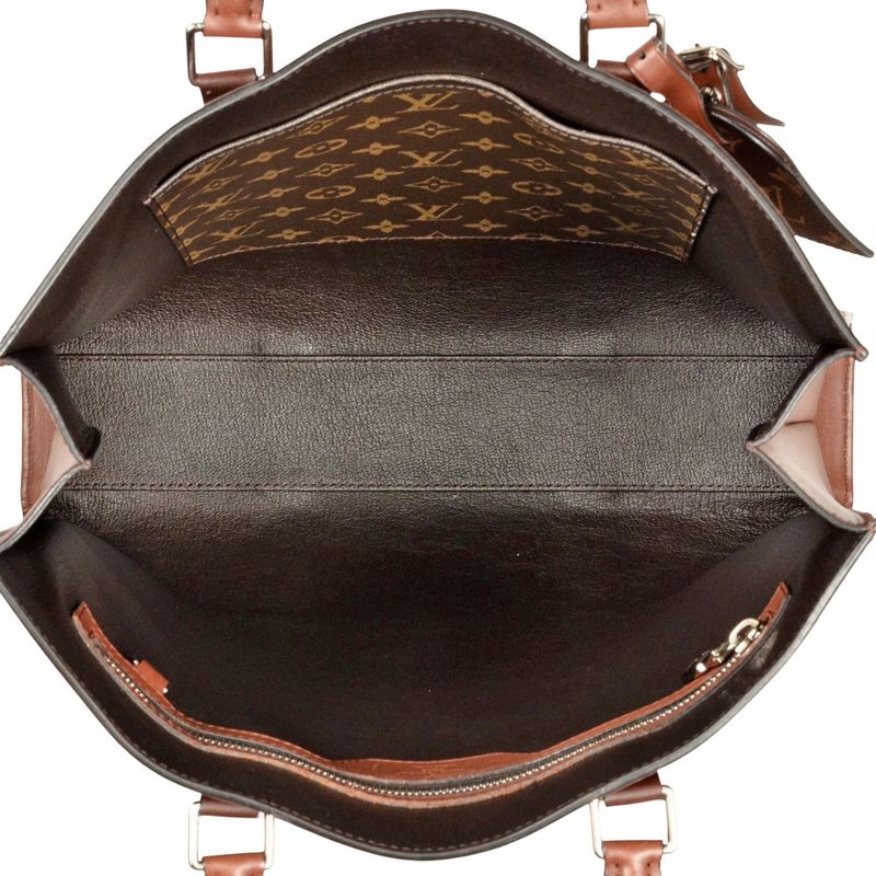 Louis Vuitton Sac Plat Tote Nomade Brown Ombre Leather Calf — view 7