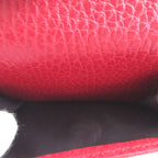 Gucci GG Marmont Compact Wallet Leather Red Bifold 0981 — view 4