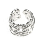 Hermes Chaine D'ancre GM Ring Size 46 AG 925 Silver — view 6