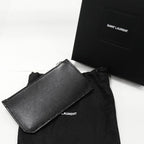Saint Laurent Paris Coin Case Fragment Calf Black — view 5