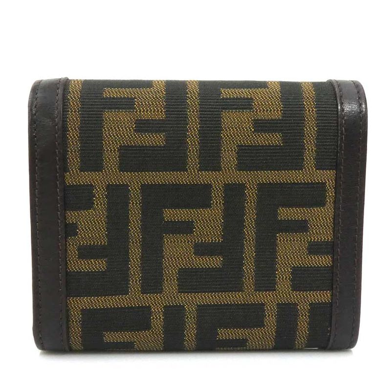 Fendi Trifold Wallet Zucca — view 2