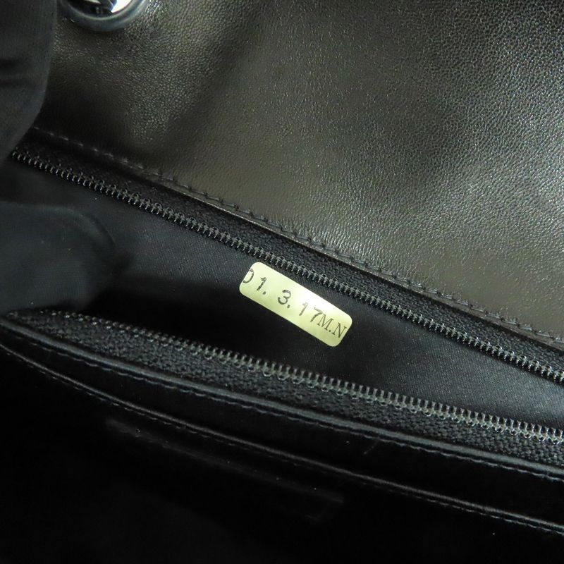 Chanel Vintage New Travel Line All Black Chain Shoulder Bag — view 9