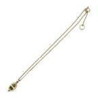 Hermes Necklace Pendant Mini Maillon PM Fed3 Cles Beige Gold Hardware — view 4