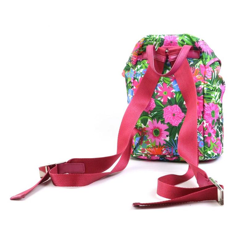 Prada Jungle-Print Floral Backpack — view 3