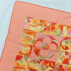 Louis Vuitton Carre 90 in The Passage Of Time Scarf Monogram Flower — view 5