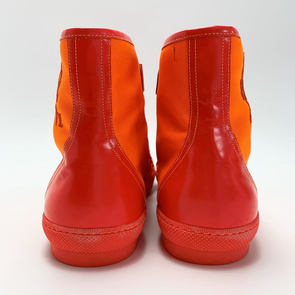 Louis Vuitton High-Cut Sneakers Orange 9 — view 4