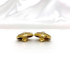 Chanel Earrings Gold Coco Mark GP — view 6
