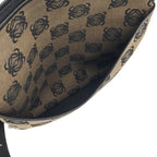 Loewe Anagram Canvas Shoulder Bag Beige Black — view 7