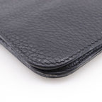 Hermes Dogon Long Taurillon Clemence Black P Wallet — view 4