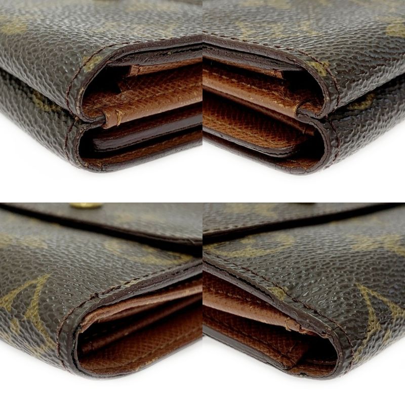 Louis Vuitton Monogram Portefeuille Elise Brown Bifold — view 5