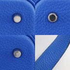 Hermes Picotin Lock MM Taurillon Clemence Blue Idylla Handbag — view 8