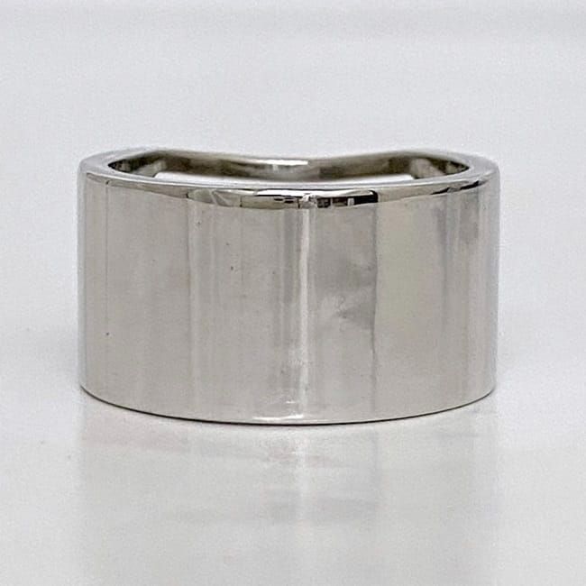 Gucci Logo Ring Silver Size 19 — view 6