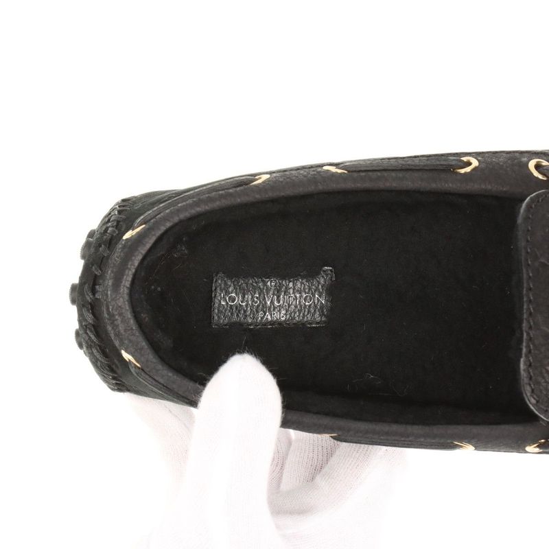 Louis Vuitton Arizona Line 18 Monogram Leather Driving Shoes 36 Nd0168 — view 9