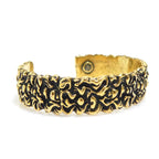 Gucci Bamboo Motif Yellow Gold-Tone Bangle — view 3