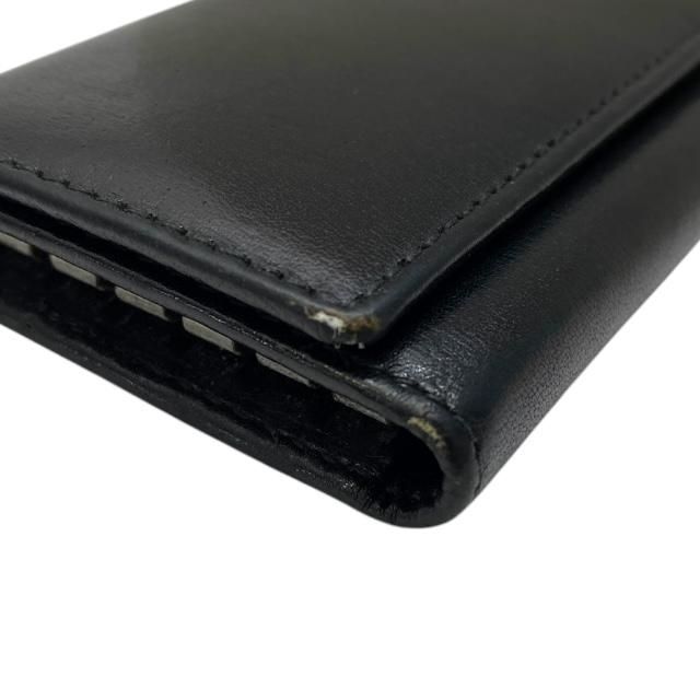 Gucci Interlocking G 6-Slot Key Case Hook Compact Leather Black — view 3