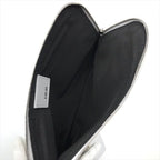 Dior Rope Strap Canvas Clutch Gray — view 8