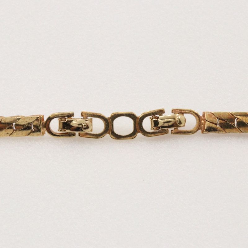 Christian Dior Earrings Set Vintage Gold Plated And Rhinestone — view 8