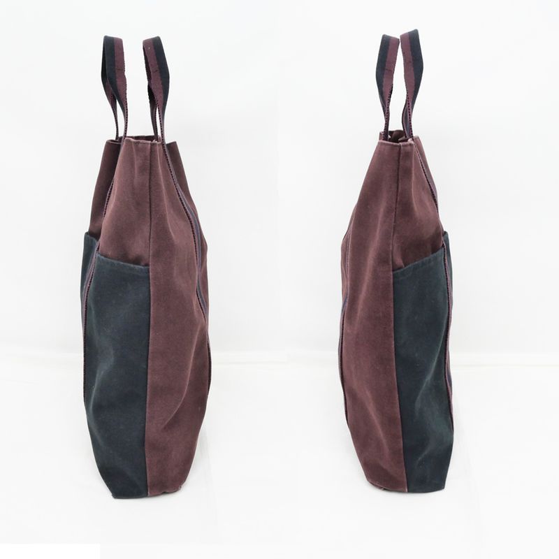 Hermes New Fourre Tout Cabas Handbag Tote Brown Marron Bold Black — view 4