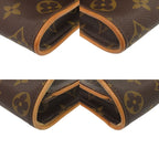 Louis Vuitton Pochette Twin PM Monogram Shoulder Bag 1068 — view 3