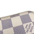 Louis Vuitton Bifold Long Wallet Portefeuille Antholite Damier Azur — view 7