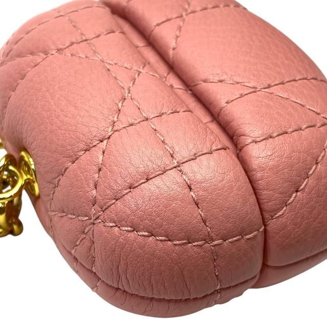 Christian Dior Cannage Airpods Pro Case Earphone Lambskin Leather Pink — view 5