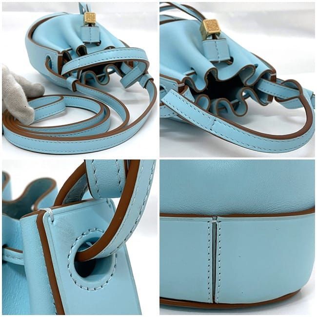Loewe Shoulder Bag Nanoballoon Light Blue — view 3
