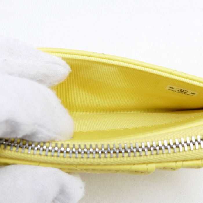 Chanel Fragment Case Card Yellow Ap3820 — view 4