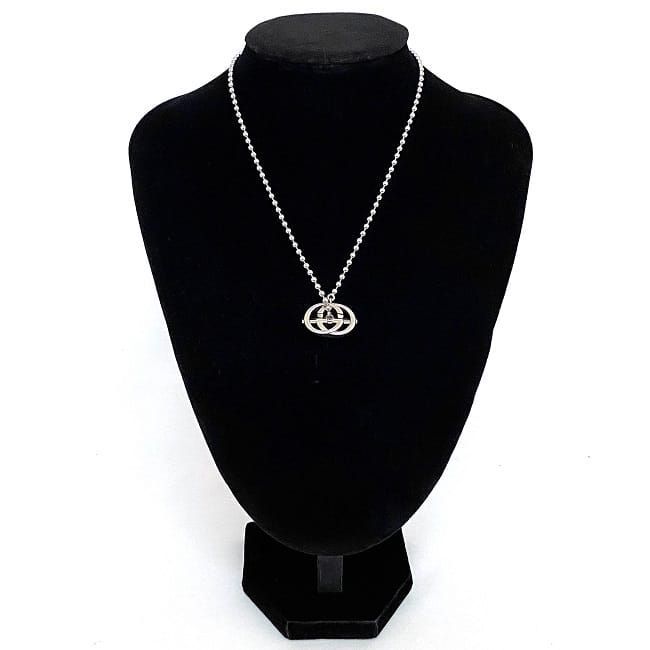 Gucci Ball Chain Necklace in Silver with Star Ring — view 8