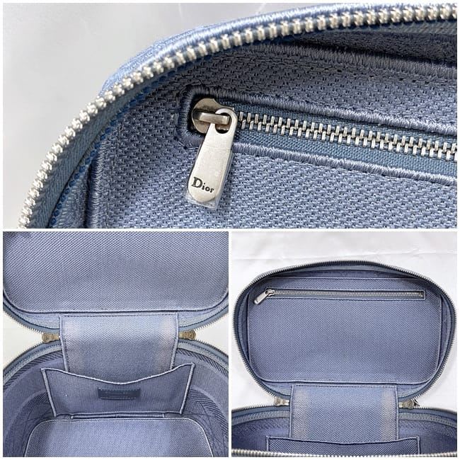 Christian Dior Handbag Vanity Bag Light Blue — view 9