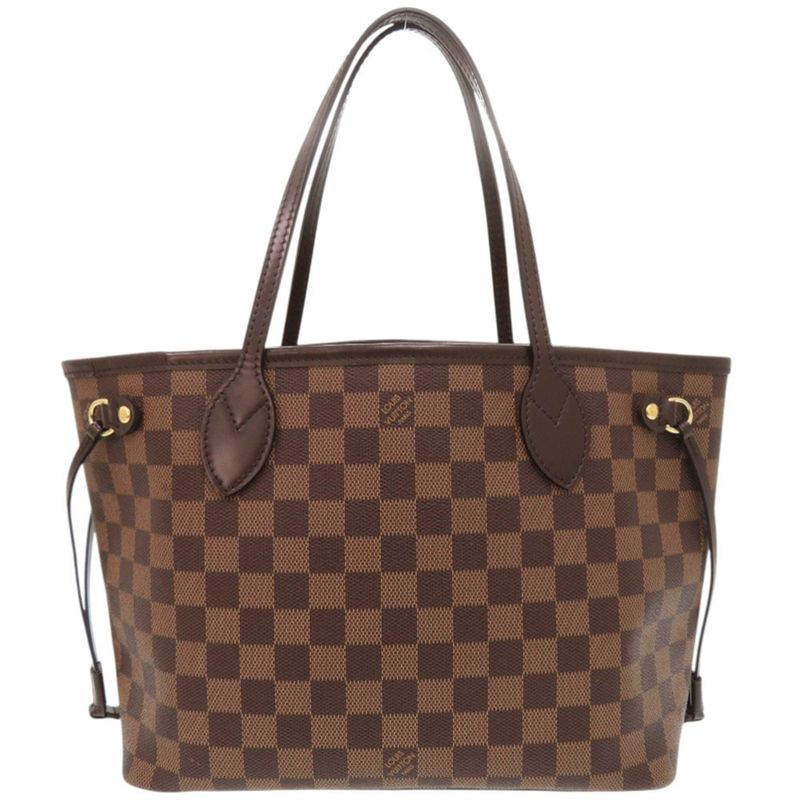 Louis Vuitton Neverfull PM Damier Brown Tote Bag 1294 — view 2